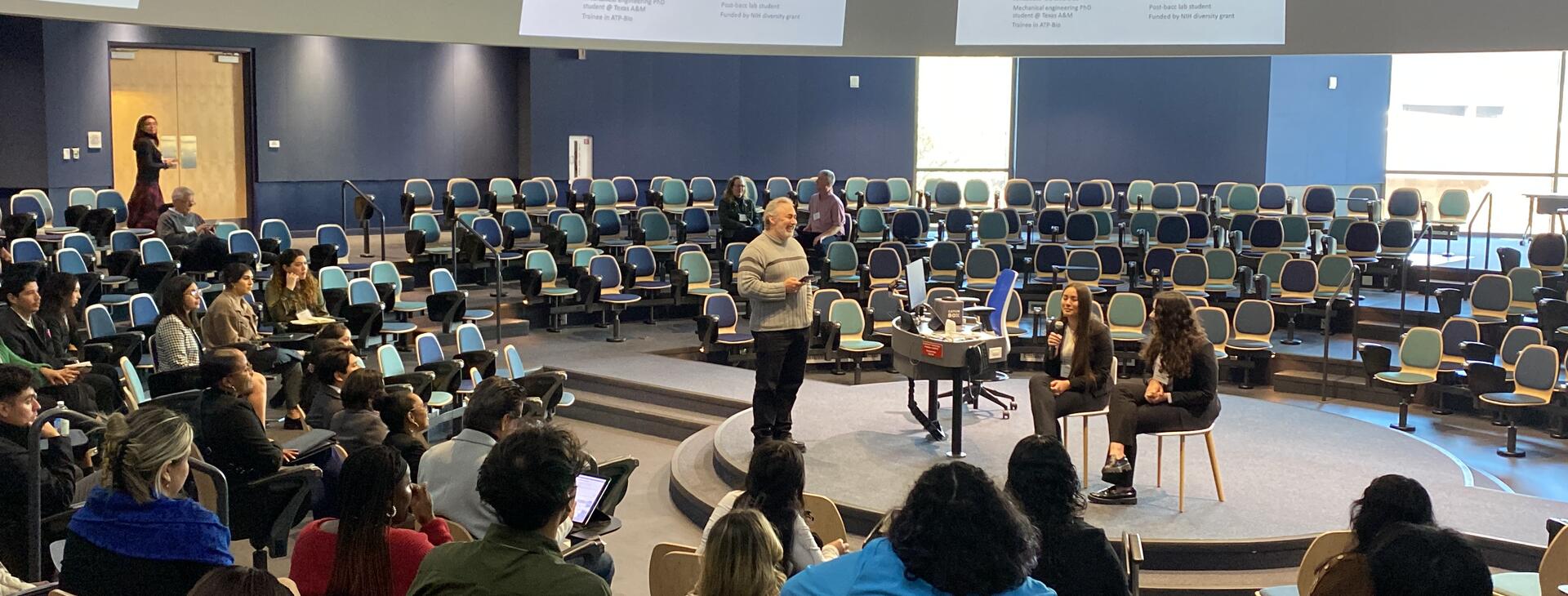 Dr. Brown leading a panel at CAMP Symposium